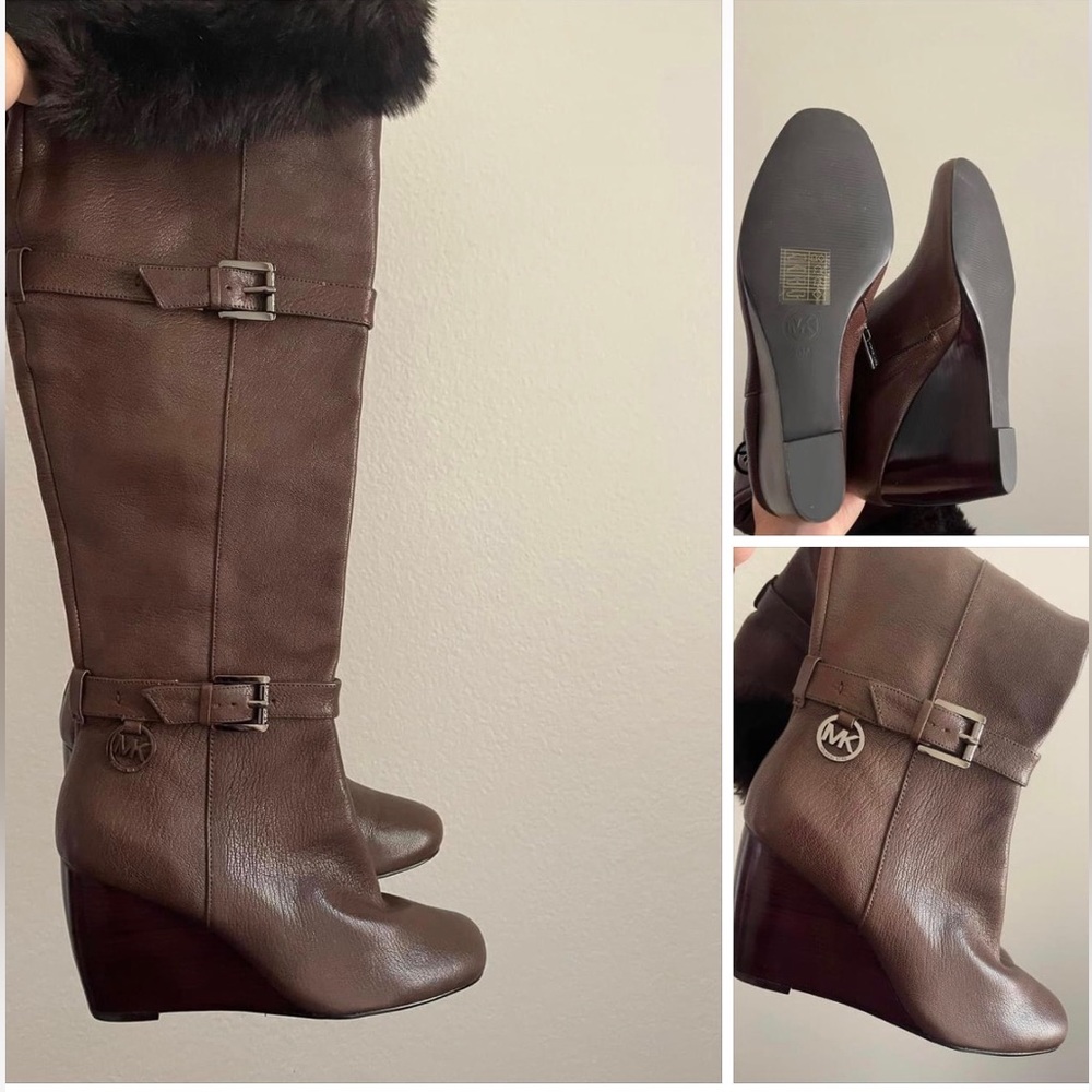 Michael Kors leather boots
